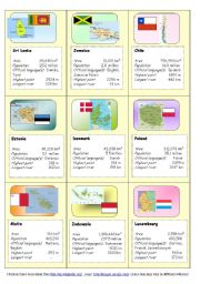 English Worksheet: Countries (part 3 of 3)