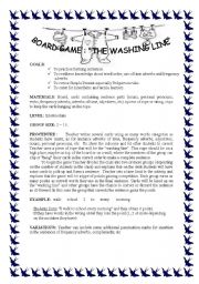 English Worksheet: A VERY ENGAGING BOARD GAME !!!!!!!!!