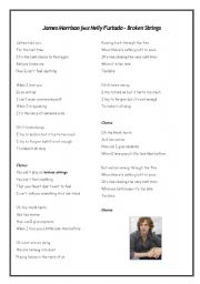 English worksheet: James Morrison Song/Lycris