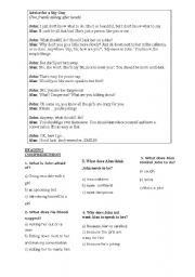 English worksheet: 