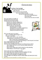 English worksheet: Rhymes. Texts for reading. Breakfast.