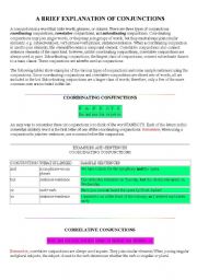 English worksheet: Brief explanation grammar