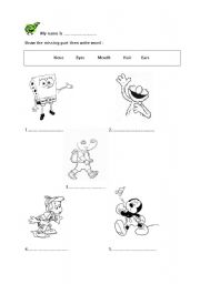 English Worksheet: FACE