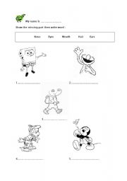 English worksheet: FACE