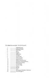 English Worksheet: Using 