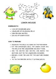 LEMON MOUSSE RECIPE