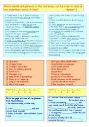 English Worksheet: Synonyms 5