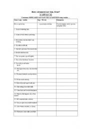 English worksheet: 