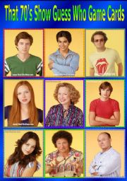 That 70s Show Guess Who Game