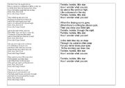 English Worksheet: christmas carols