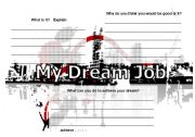 English Worksheet: My Dream Job