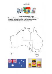 English Worksheet: Australian Icons Worksheet