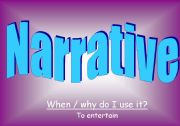 English Worksheet: Narrative structure posters
