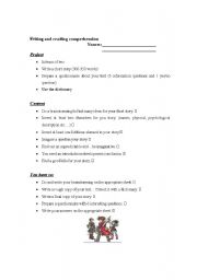 English Worksheet: Short stories