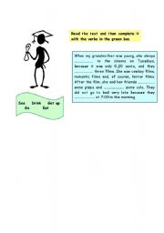 English worksheet: Past Simple