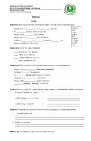 English Worksheet: imagine worksheet. John Lennon