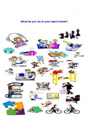 English Worksheet: free time activities