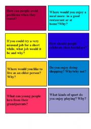 English Worksheet: speaking - two pages ;)