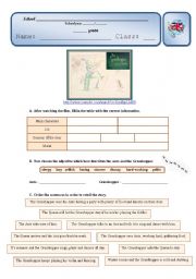 English Worksheet: The Ants and the Grasshopper