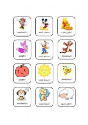 English Worksheet: Stickers