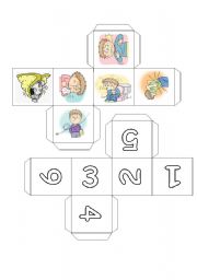 English Worksheet: Sicknesses Dice (4)