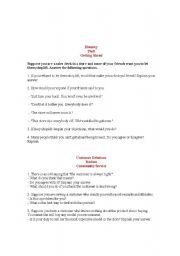 English worksheet: speaking topics