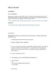 English Worksheet: the ilusionist movie