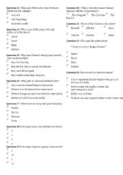 English Worksheet: TWILIGHT PART 2