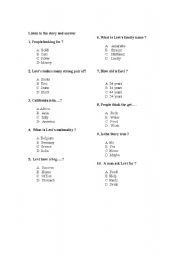 English Worksheet: Test