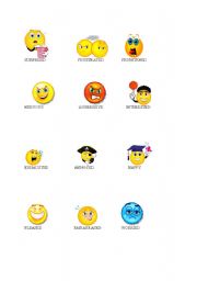 English Worksheet: Emotions and thoughts-2