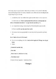 English Worksheet: Idiom