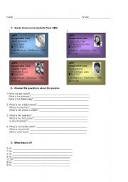 English Worksheet: Activity for elementary students