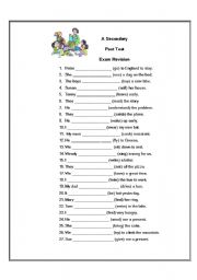 English Worksheet: Past Tense verbs