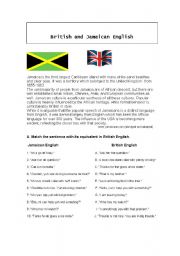 British and Jamaican English