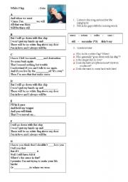 English Worksheet: Dido- White Flag