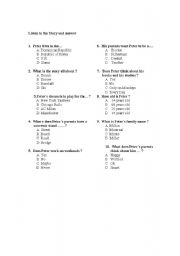 English Worksheet: Test