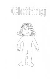 English worksheet: Clothing