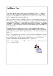 English Worksheet: reading material