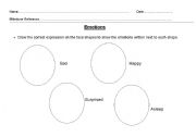 English worksheet: Emotions