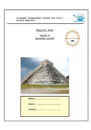 English Worksheet: ancient worlds