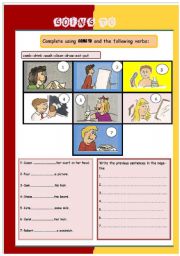 English Worksheet: Going to