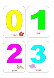 English Worksheet: NUMBERS FROM 1 TO 10