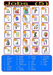 English Worksheet: Jobs (5) 