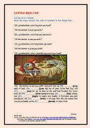 English Worksheet: Little Red Cap 3