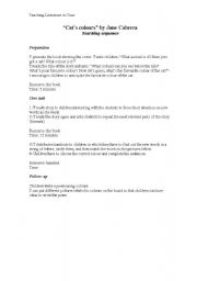 English worksheet: Literature in Class-  