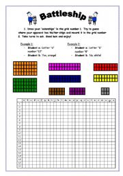 English worksheet: Battleship