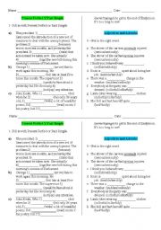 English Worksheet: present perfect and adverbs