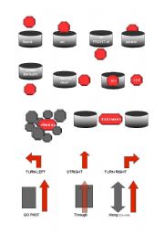 English Worksheet: space and directions