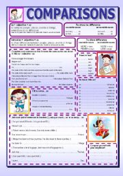 English Worksheet: Comparisons