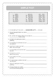 English Worksheet: Past Simple